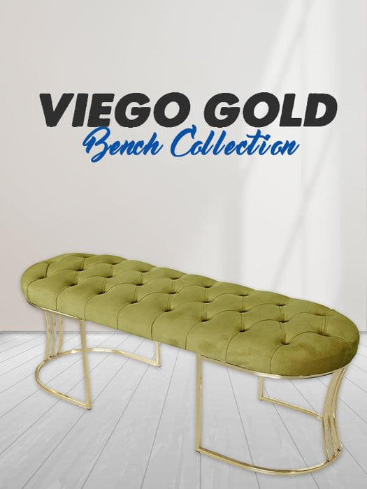 Viego Gold Bench Puf