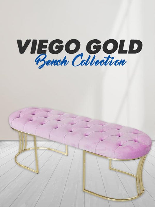 Viego Gold Bench Puf