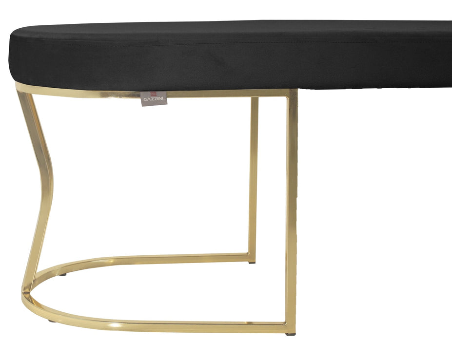 Viego Gold Smooth Bench Puf