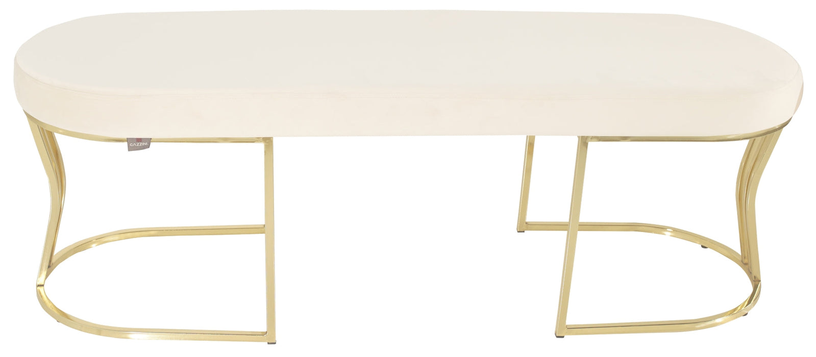 Viego Gold Smooth Bench Puf