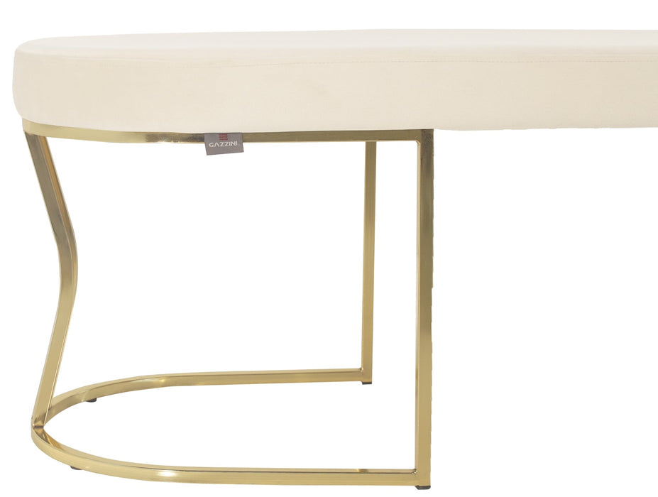 Viego Gold Smooth Bench Puf
