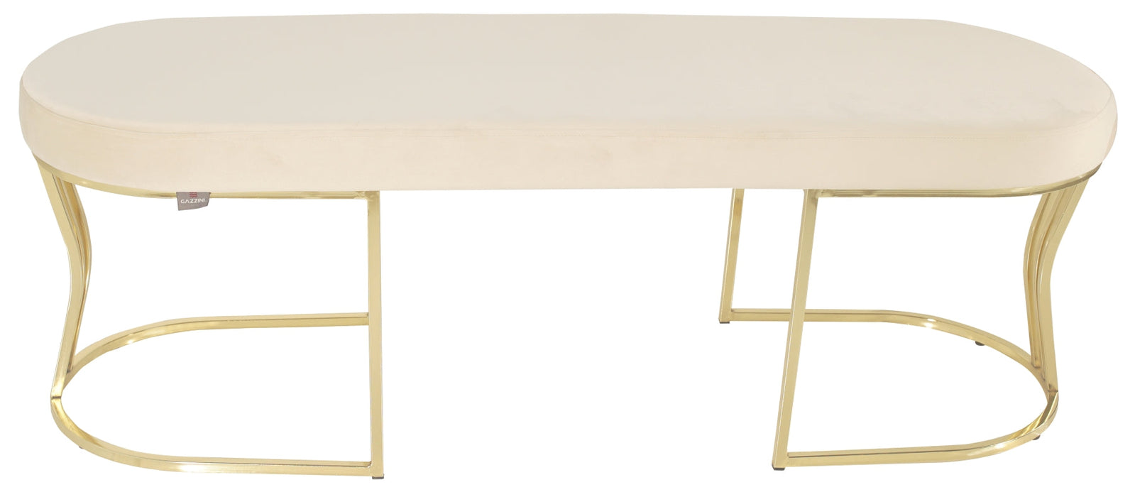 Viego Gold Smooth Bench Puf