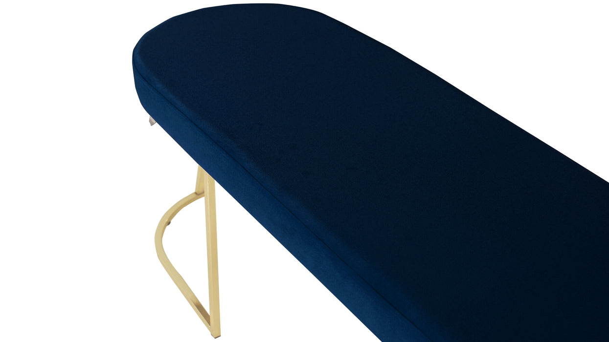 Viego Gold Smooth Bench Puf