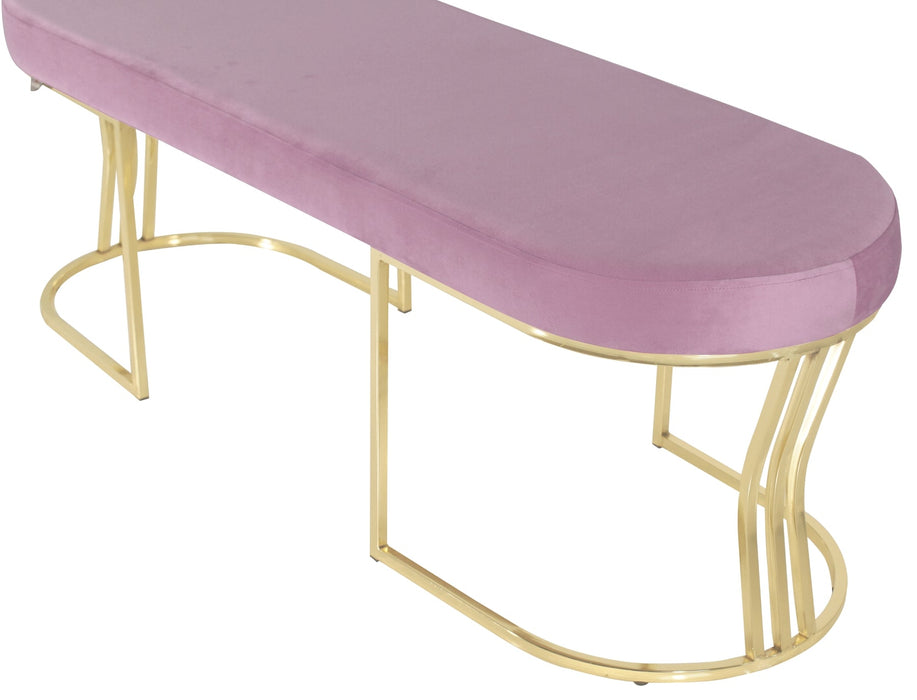 Viego Gold Smooth Bench Puf