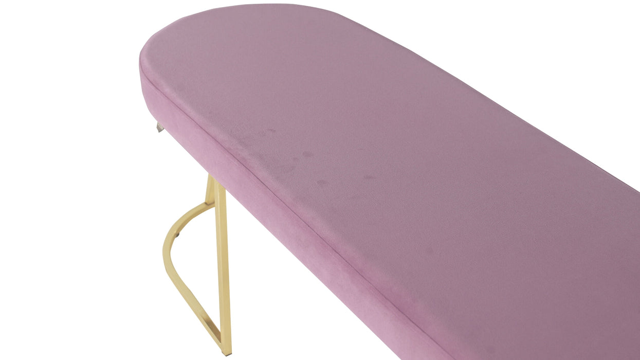 Viego Gold Smooth Bench Puf