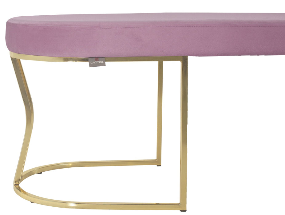 Viego Gold Smooth Bench Puf