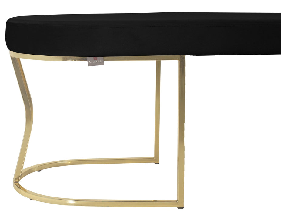 Viego Gold Smooth Bench Puf