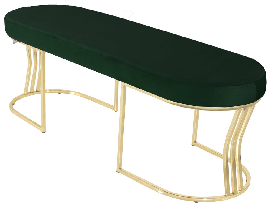 Viego Gold Smooth Bench Puf