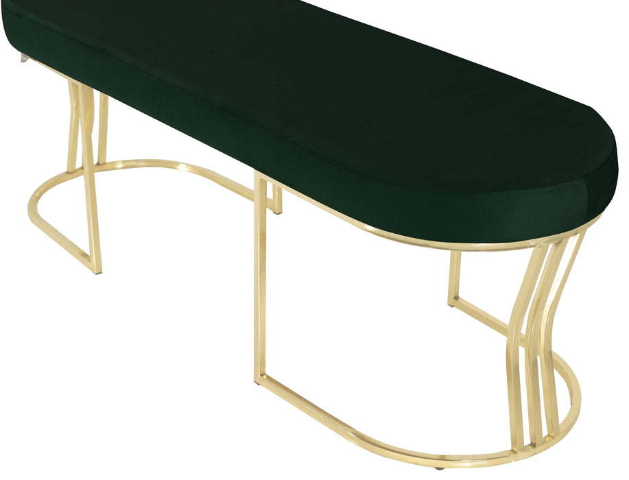 Viego Gold Smooth Bench Puf