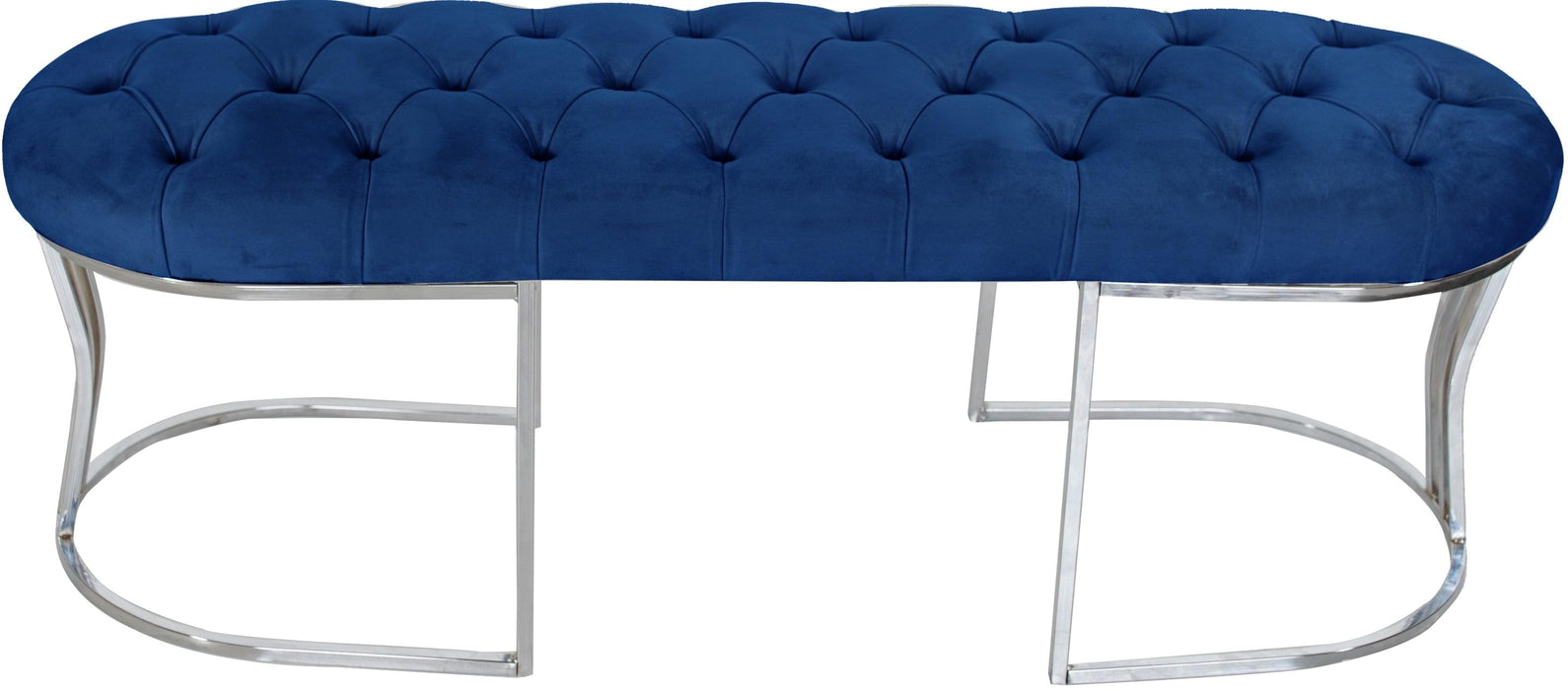 Viego Silver Bench Puf