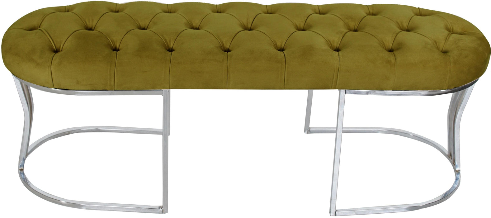 Viego Silver Bench Puf