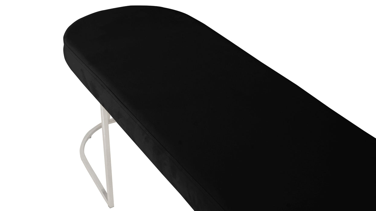 Viego Silver Smooth Bench Puf