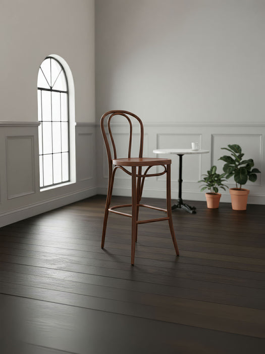 Vieno Ahşap Bar Sandalyesi