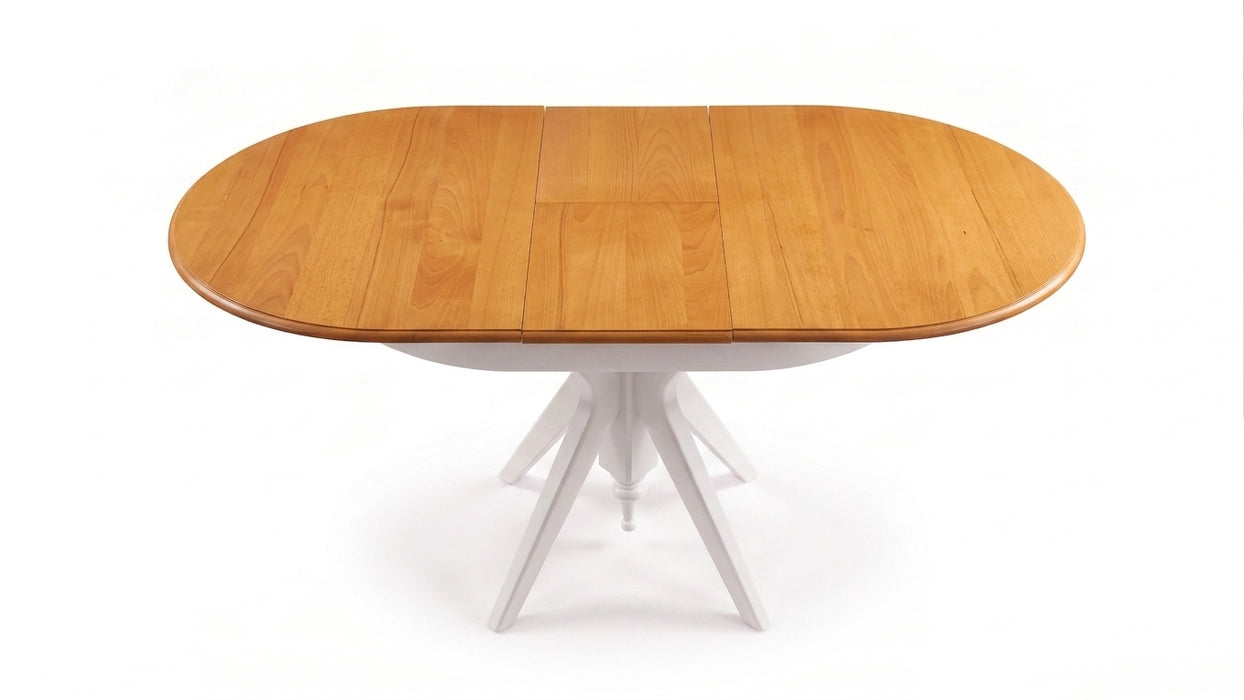 Vintera Açılır Oval Ahşap Mutfak Masası 80x120