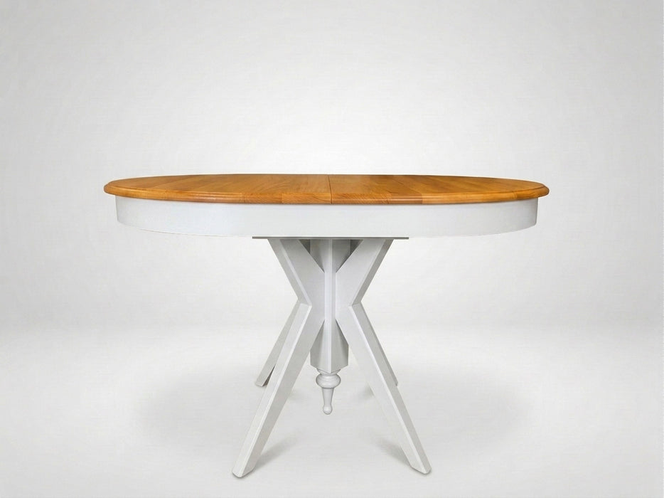 Vintera Açılır Oval Ahşap Mutfak Masası 80x120