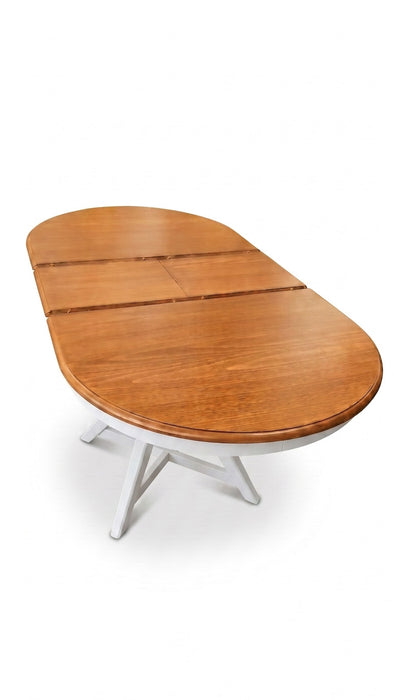 Vintera Açılır Oval Ahşap Mutfak Masası 80x120
