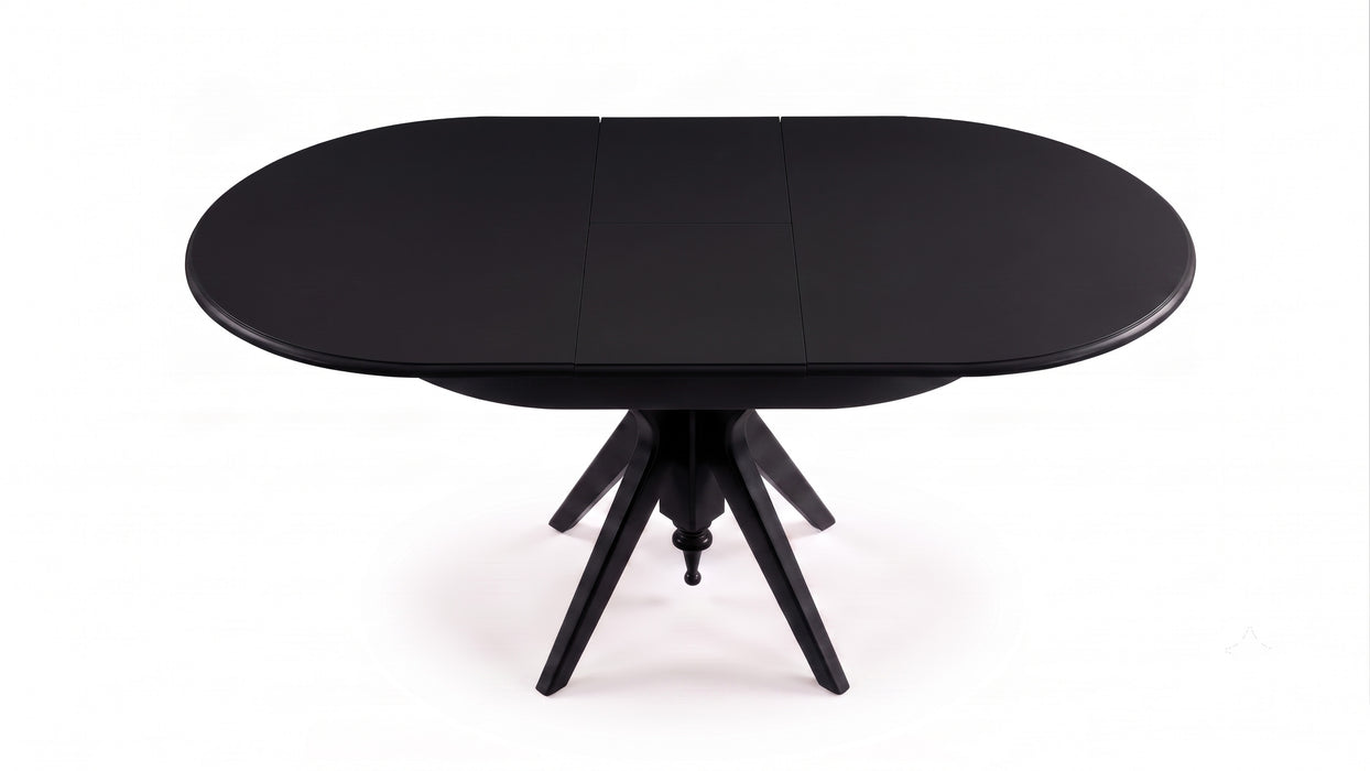 Vintera Açılır Oval Ahşap Mutfak Masası 80x120