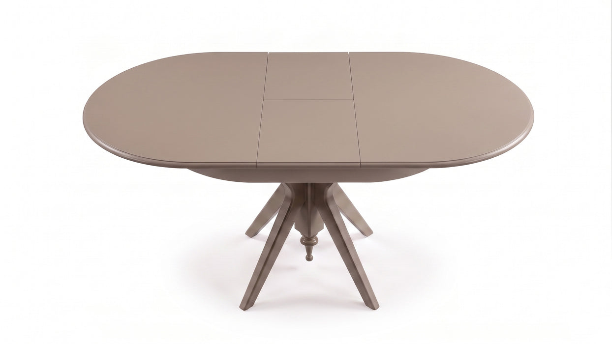 Vintera Açılır Oval Ahşap Mutfak Masası 80x120