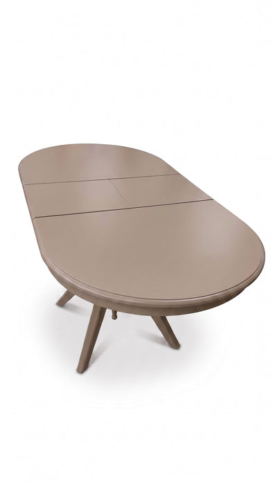 Vintera Açılır Oval Ahşap Mutfak Masası 80x120