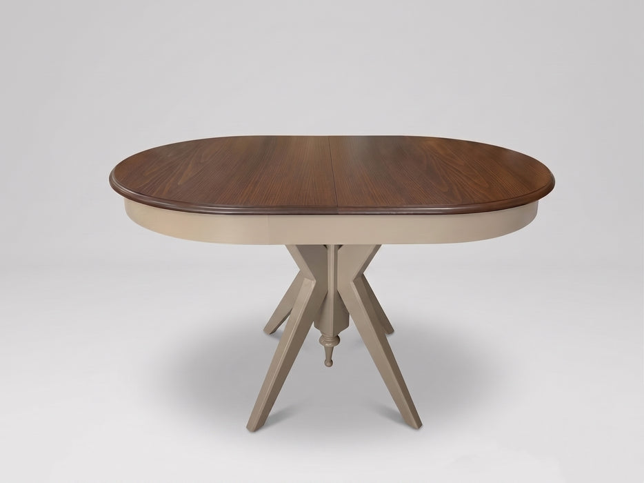 Vintera Açılır Oval Ahşap Mutfak Masası 80x120