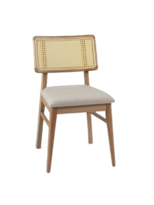 Visby Sedef Natural Ahşap Bohem Sandalye