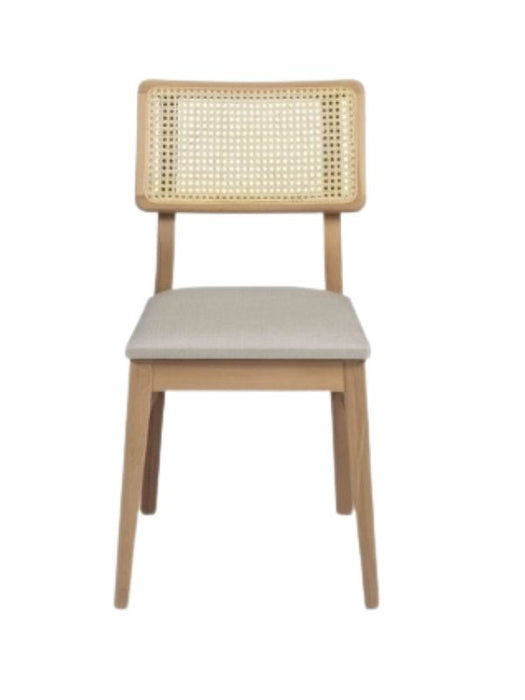 Visby Sedef Natural Ahşap Bohem Sandalye