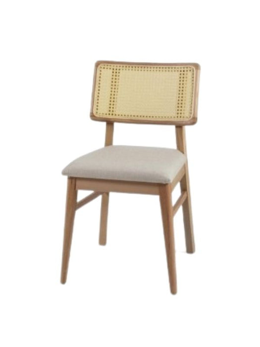 Visby Sedef Natural Ahşap Bohem Sandalye