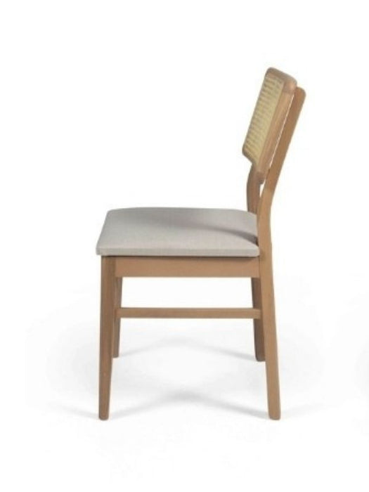 Visby Sedef Natural Ahşap Bohem Sandalye