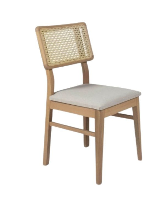 Visby Sedef Natural Ahşap Bohem Sandalye