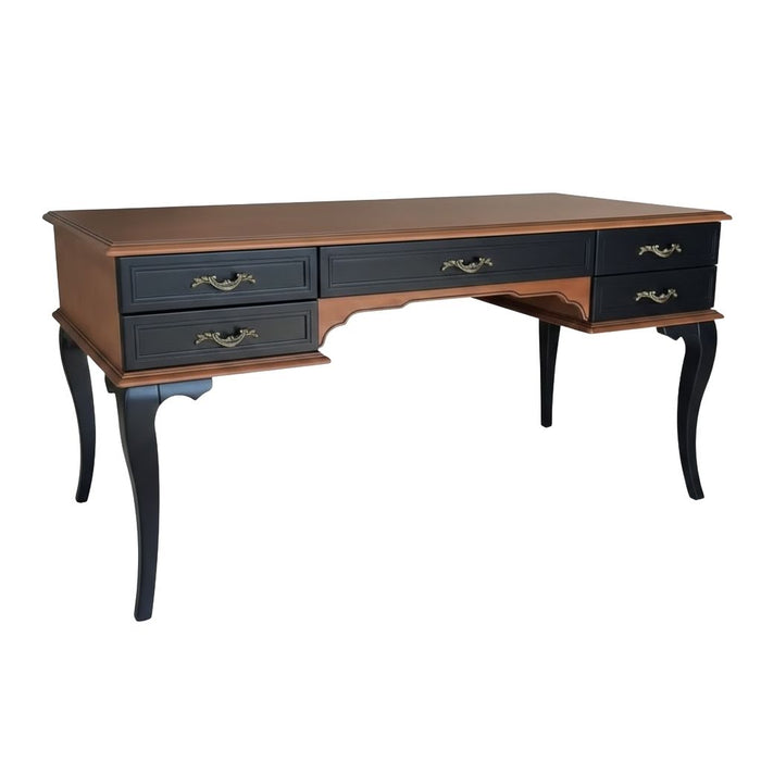 Winchester Rustik Still Çekmeceli Ahşap Çalışma Masası 75x160