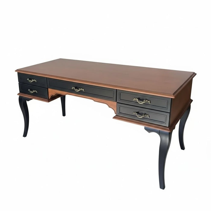 Winchester Rustik Still Çekmeceli Ahşap Çalışma Masası 75x160