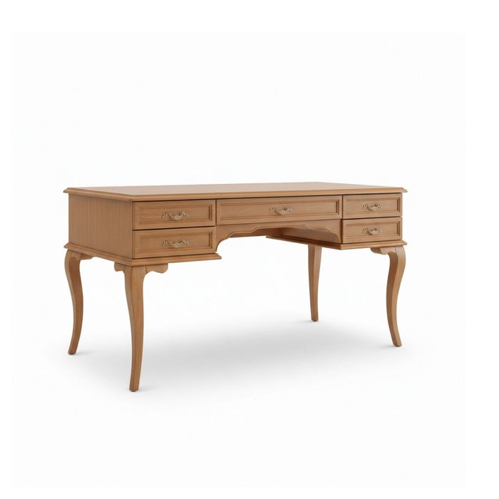 Winchester Rustik Still Çekmeceli Ahşap Çalışma Masası 75x160