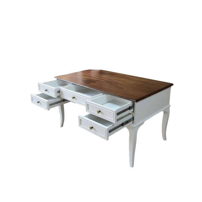 Winchester Rustik Still Çekmeceli Ahşap Çalışma Masası 75x160