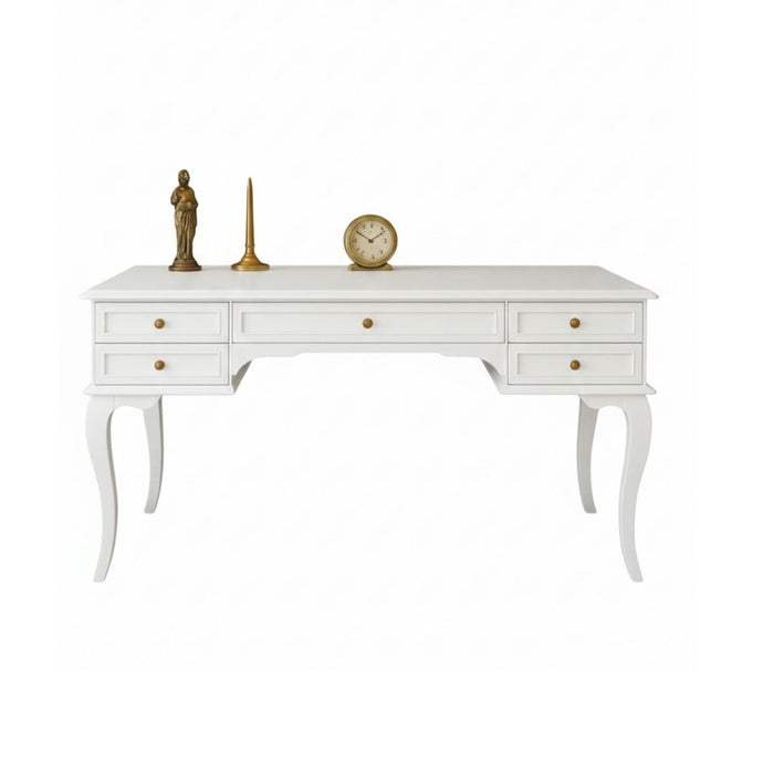 Winchester Rustik Still Çekmeceli Ahşap Çalışma Masası 75x160