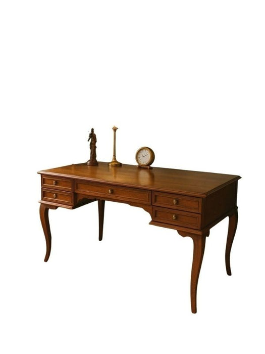 Winchester Rustik Still Çekmeceli Ahşap Çalışma Masası 75x140