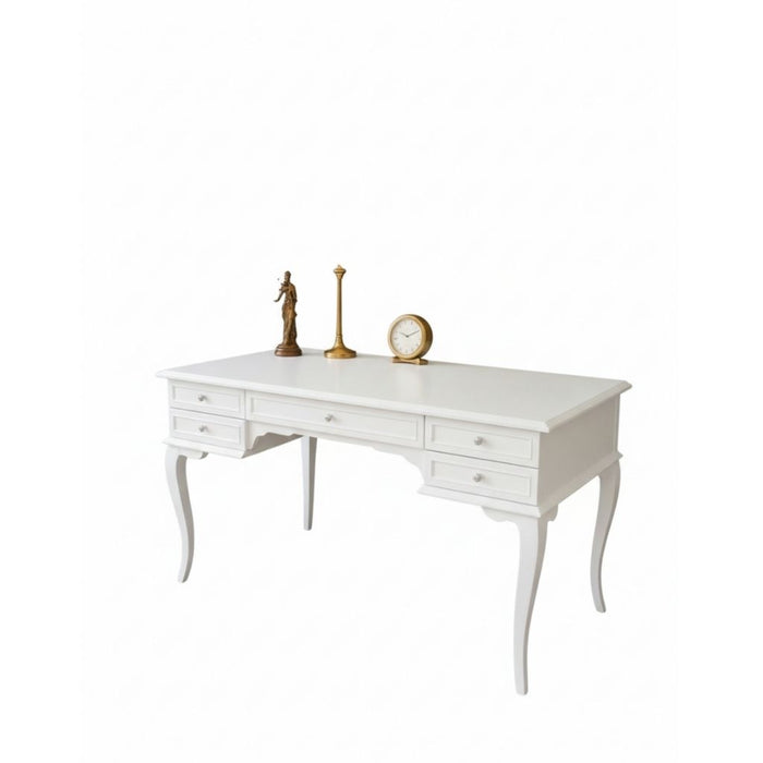 Winchester Rustik Still Çekmeceli Ahşap Çalışma Masası 75x140