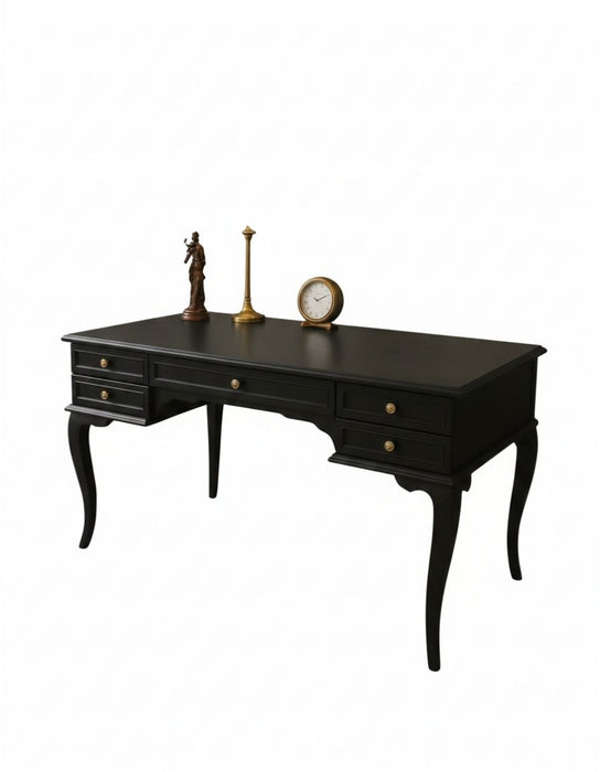 Winchester Rustik Still Çekmeceli Ahşap Çalışma Masası 75x140