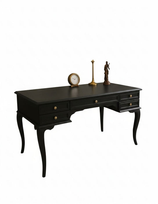 Winchester Rustik Still Çekmeceli Ahşap Çalışma Masası 75x140