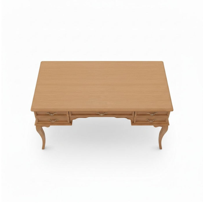 Winchester Rustik Still Çekmeceli Ahşap Çalışma Masası 75x140