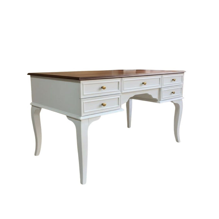 Winchester Rustik Still Çekmeceli Ahşap Çalışma Masası 75x140