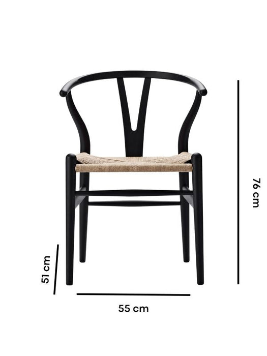 Windsor Hazeranlı İskandinav Ahşap Sandalye