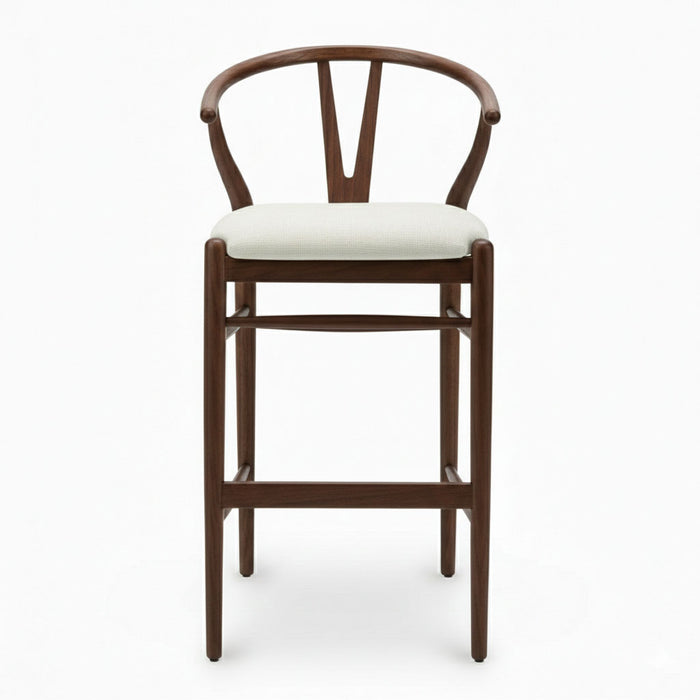 Windsor İskandinav Ahşap Bar Sandalyesi