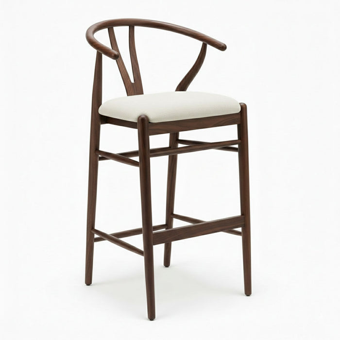 Windsor İskandinav Ahşap Bar Sandalyesi