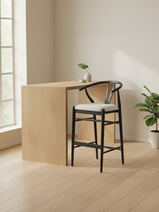 Windsor İskandinav Ahşap Bar Sandalyesi