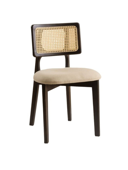 Zeus Bambu Hasırlı Ahşap Bohem Sandalye