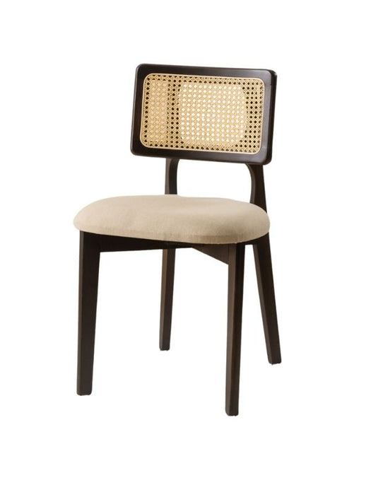 Zeus Bambu Hasırlı Ahşap Bohem Sandalye