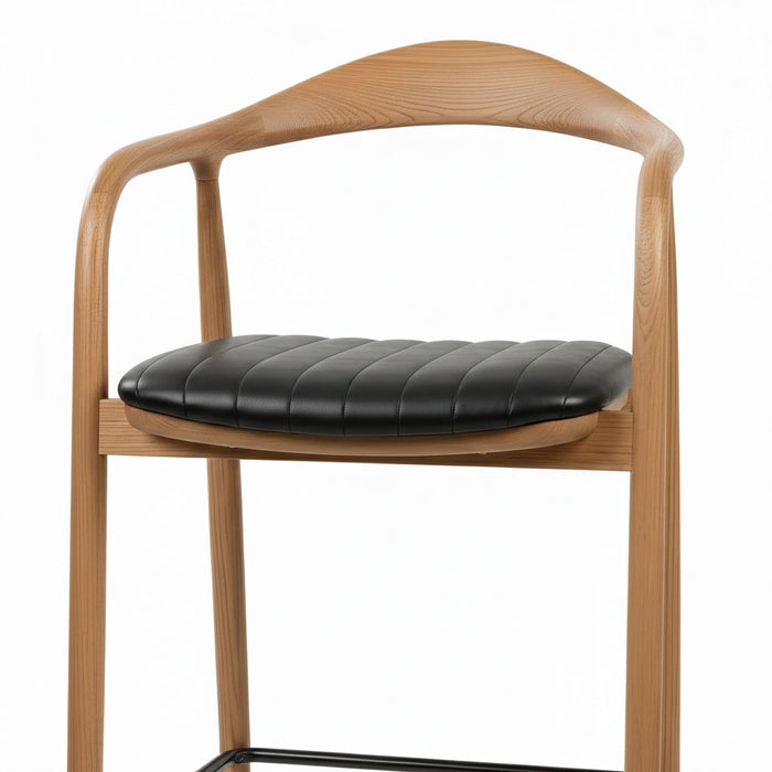 Zodiac Ahşap Bar Sandalyesi