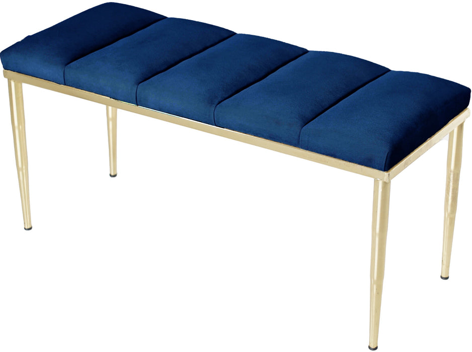 VESTA GOLD PUF- Dilimli Model Puf, Bench